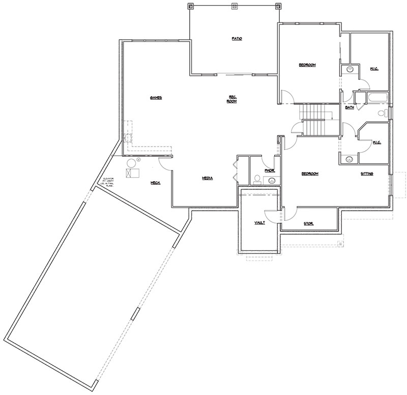 Beardance Floorplan (Lower Level)