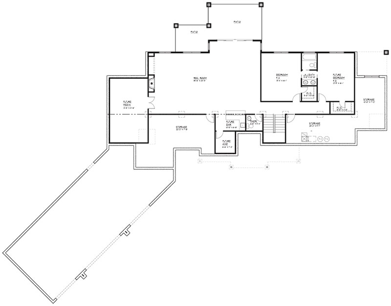 Sundance II Floorplan (Lower Level)